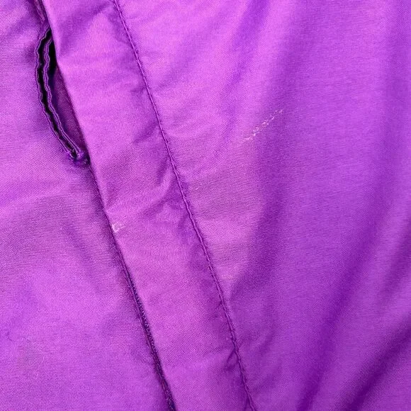 Vintage 90s Steep Slopes Ski Snow Jacket Mens L Large Skier Skiing Purple